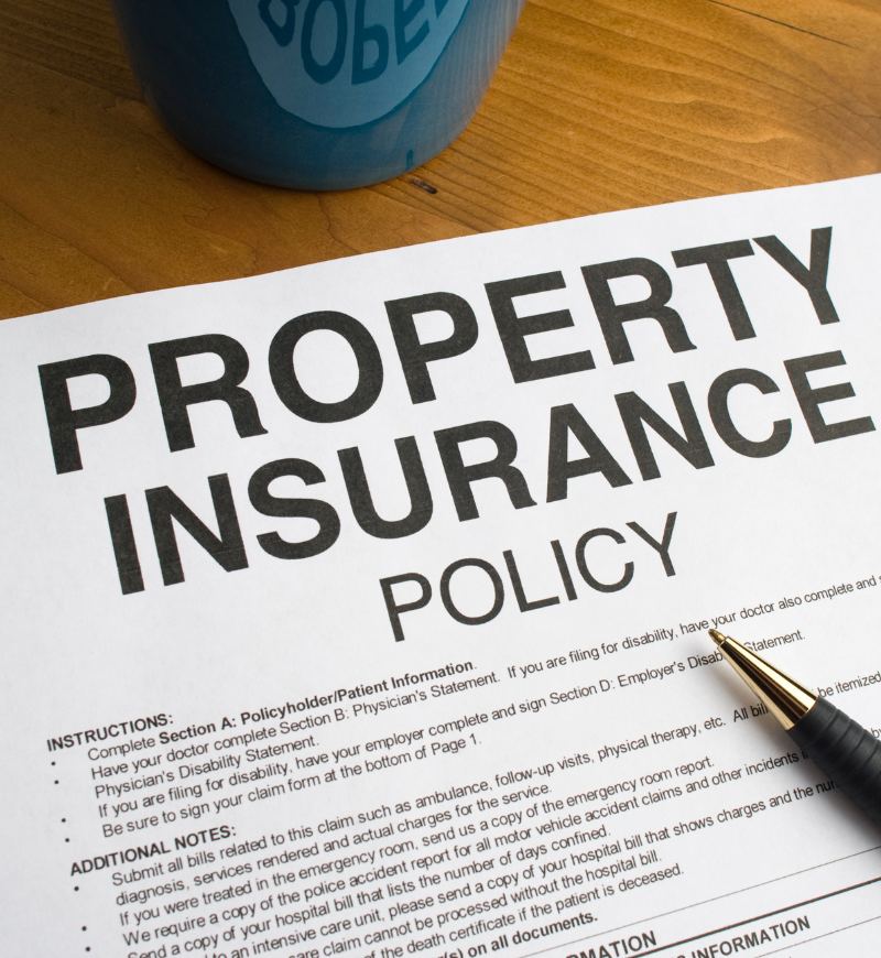 Property insurance policy document